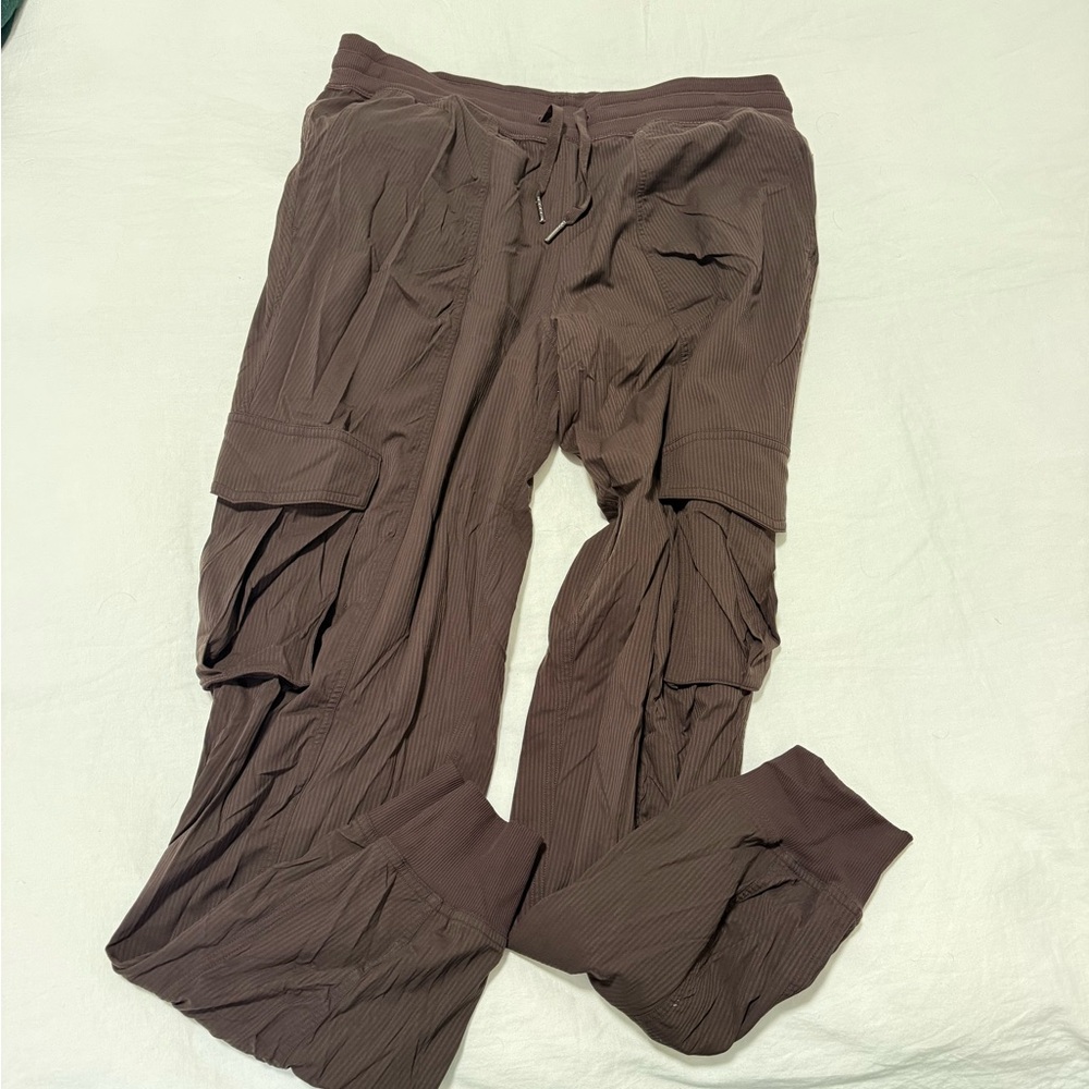 lululemon athletica Dark Brown Ribbed Track Jogger Pants - Picture 2 of 5